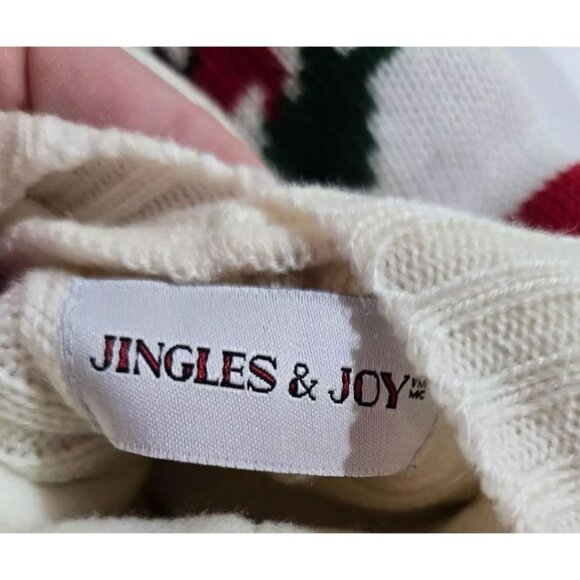 The Jingles & Joy Winter Sweater Red Christmas Truck w/ Tree Size Small Hooded - Picture 5 of 5